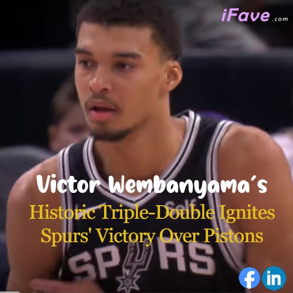 Victor Wembanyama's Historic TripleDouble Ignites Spurs' Victory Over